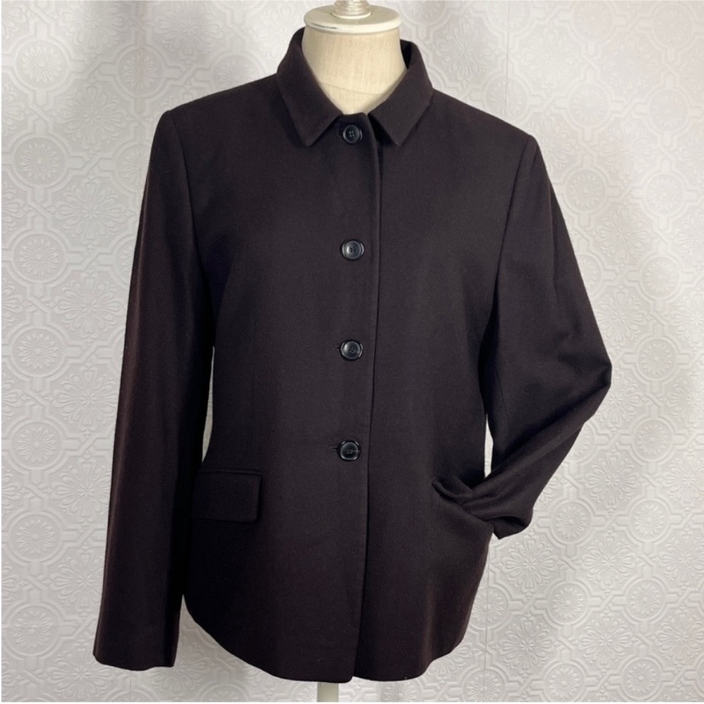 Luciano Barbera Women's Espresso Blazer